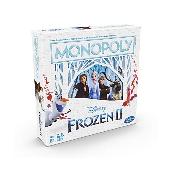 Hasbro Disney Frozen II Monopoly Bilingual - English/French 