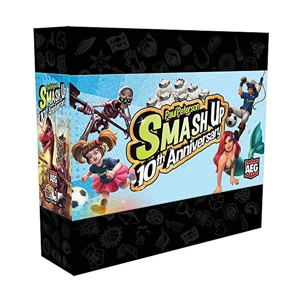 AEG Alderac Entertainment Group Smash Up : 10th Anniversary Set - Jeu de société, à partir de 8 ans, 2 à 4 joueurs, 30 à 60 m