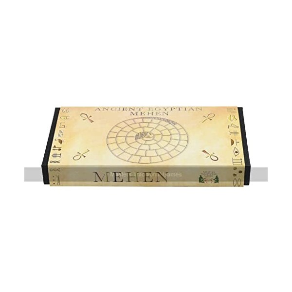 Masters Mehen Game - Ancient Egyptian Game of The Serpent - The Oldest Board Game in The World - Based on The Egyptian Snake 