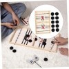 Didiseaon 3 Ensembles Catapulte Échecs Jouets en Bois Frondes pour Enfants Jouets De Bureau Jeu De Catapulte en Bois Jouet Ga