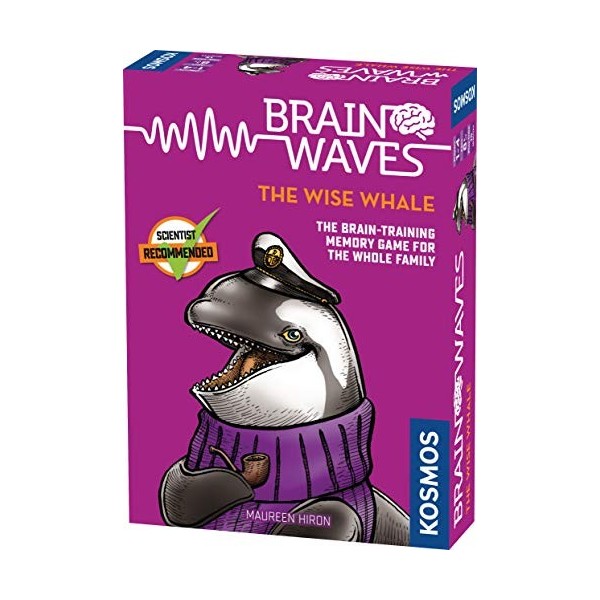 Thames & Kosmos 690861 Brainwaves: The Sise Whale | Entraînement du Cerveau pour Toute la Famille | Jeu de mémoire Rapide, 1 