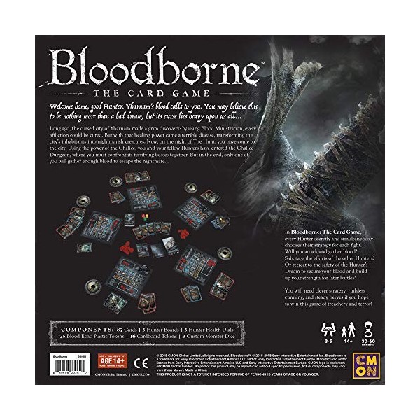 CoolMiniOrNot CMNBBN001 BBN001 Bloodborne The Card Game