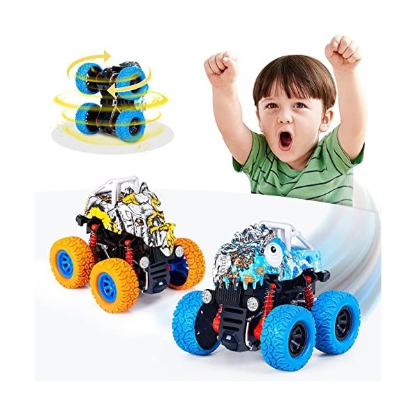Petites voitures dinosaures pour enfants, mini camion monstre avec