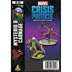 Atomic Mass Games , Marvel Crisis Protocol: Character Pack: Mysterio & Carnage, Miniatures Game, Ages 10+, 2+ Players, 45 Min