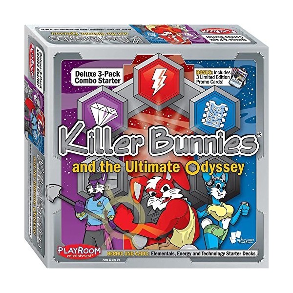 Playroom Entertainment Killer Bunnies Odyssey Starter Combo Heroic & Azoic