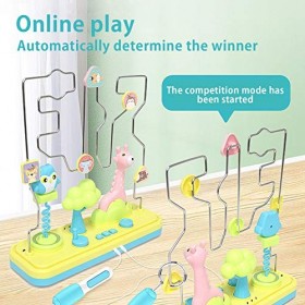 Finger Shocker Game, Jeu de Choc électrique alimenté par Batterie pour lentraînement de Concentration des Enfants Labyrinth