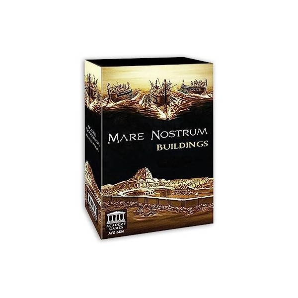 Academy Games - Mare Nostrum Buildings - Board Game - Ages 14 and Up - 2-4 Players - English Version