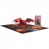 Epic Encounters: Lair of The Red Dragon RPG Fantasy Jeu de Table avec Une énorme Figurine Boss, Tapis de Jeu Double Face et L