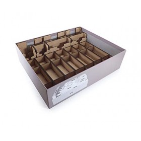 The Game Doctors Boardgame Organizer Compatible avec Scythe et Expansion Invaders from Afar