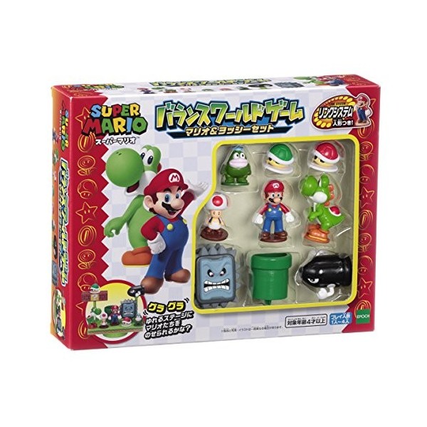EPOCH Super Mario Balance World Game Super Mario and Yoshi Set Japan Import