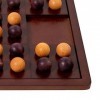 Ronyme Wood Tic TAC Toe Game Puzzle Déducation Précoce pour Les Cadeaux Dadultes Dintérieur en Plein Air