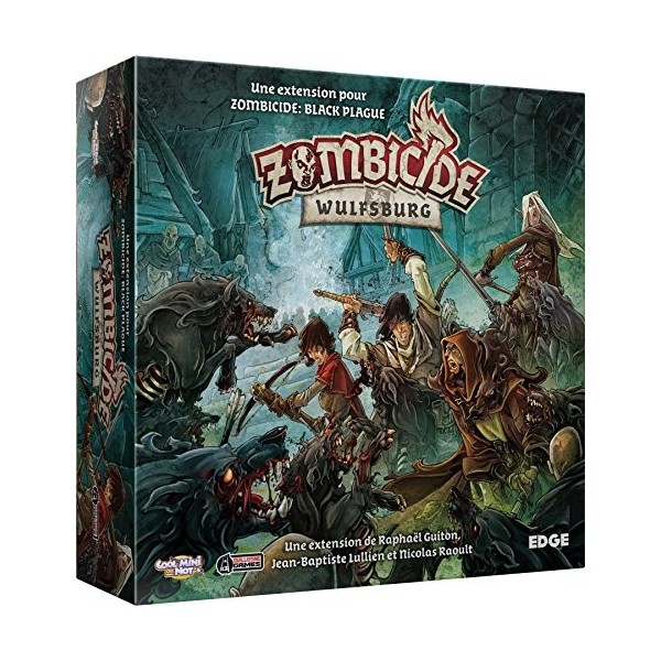 Edge | Zombicide : Black Plague - Extension Wulfsburg | Jeu de société | À partir de 13 ans | 1 à 6 joueurs | 60 minutes