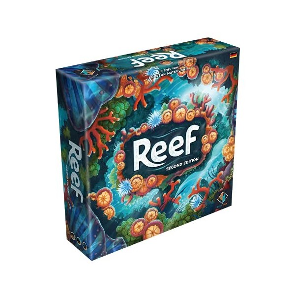 Asmodee | Next Move Games | Reef Second Edition | Jeu de Famille | Jeu de société | 2-4 Joueurs | À partir de 8 Ans | 30+ Min