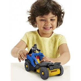 Imaginext DC Super Friends voiture de rallye, munitions et mini-figurine Batman incluses, jouet pour enfant dès 3 ans, GKJ25