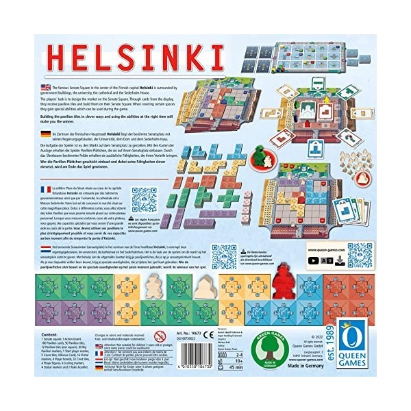 Queen Games - 10673 Helsinki + Digital Rules FR,NL