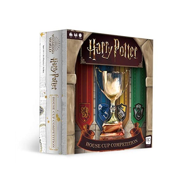 USA-OPOLY, Harry Potter: House Cup Competition, Board Game, 2 to 4 Players, Ages 11+, 75 Minute Playing Time