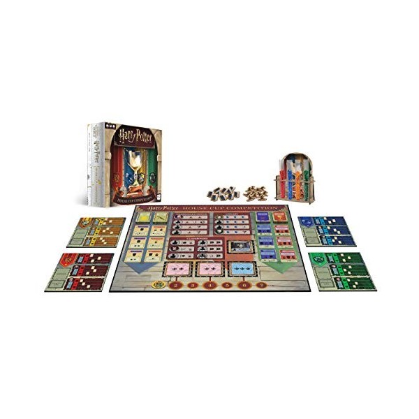 USA-OPOLY, Harry Potter: House Cup Competition, Board Game, 2 to 4 Players, Ages 11+, 75 Minute Playing Time