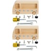 Totority 3 Ensembles De Jouets De Bus Occupés Planche DActivité Motrice Montessori Planche Occupée pour Tout-Petits Compéten