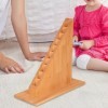 Colcolo Support pédagogique Montessori 41x9x19.5cm, bâtons Longs Rouges et Bleus, matériaux sensoriels de Base pour Enfants d