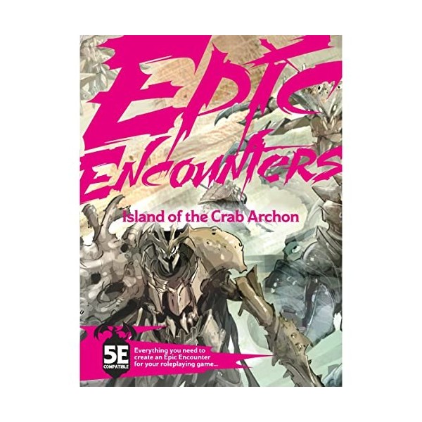 Steamforged Games Epic Encounters RPG Set Jeu de Plateau Island of The Crab Archon *Anglais*