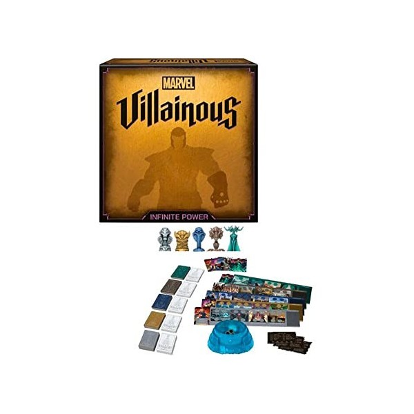 Ravensburger Marvel Villainous Infinity Power Jeu de stratégie Familial Version Espagnole 2-4 Joueurs Âge recommandé 12+