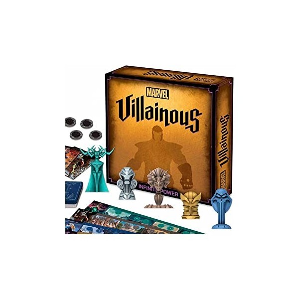 Ravensburger Marvel Villainous Infinity Power Jeu de stratégie Familial Version Espagnole 2-4 Joueurs Âge recommandé 12+