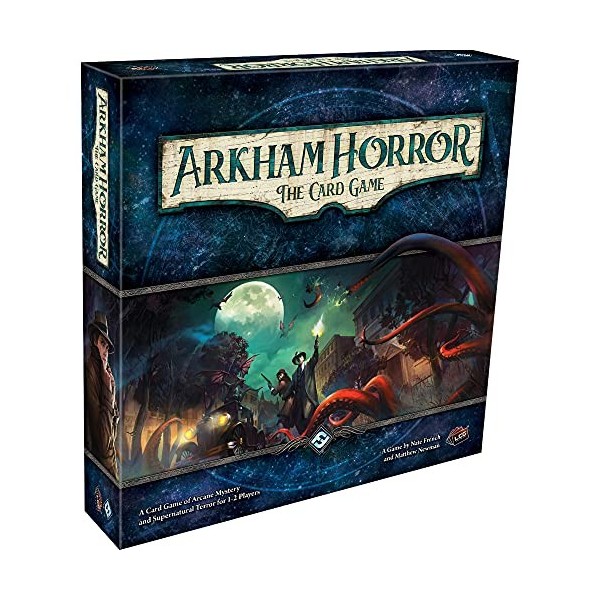 Fantasy Flight Games , Arkham Horror The Card Game , Card Game , Ages 14+ , 1 to 4 Players , 60 to 120 Minutes Playing Time