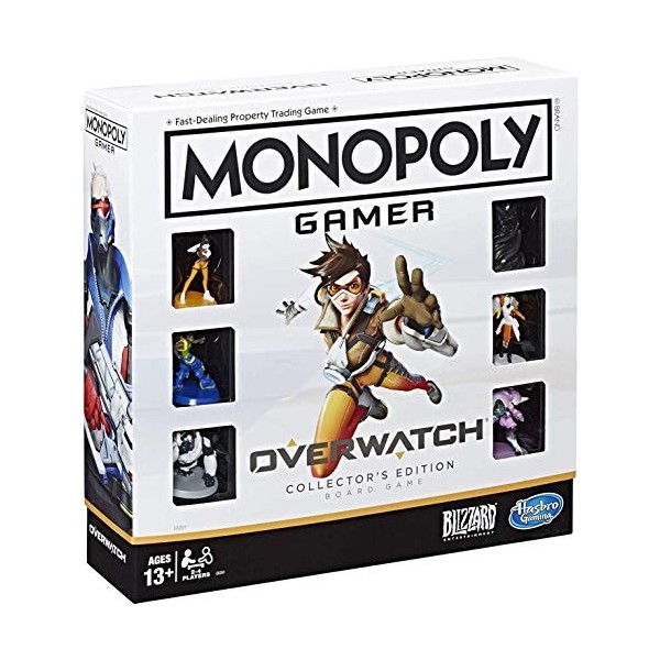 Monopoly Gamer Overwatch Collectors Edition Board Game for Ages 13 and Up Gift for Overwatch Players
