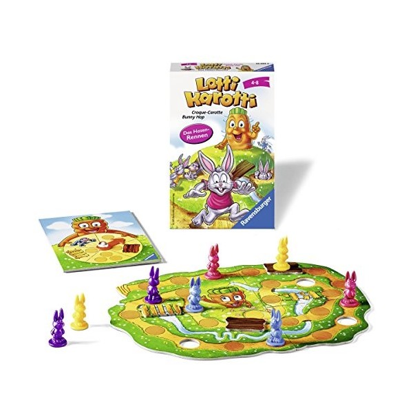 Ravensburger - 233939 - Jeu de Voyage - Croque Carotte - Bunny Hop