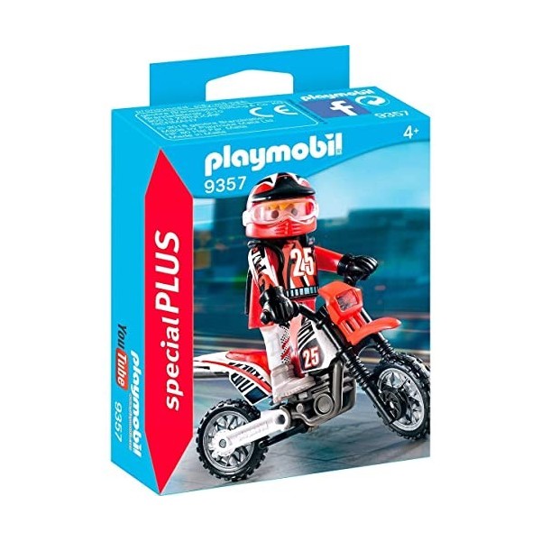 Playmobil - 9357 - Pilote de Motocross