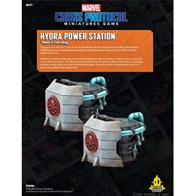 Marvel Crisis Protocol Hydra Power Station Terrain Pack,Jeu de combat miniatures,Jeu de stratégie pour adultes,À partir de 14