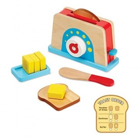 Melissa & Doug - 19344 - Ensemble De Grille-Pain avec Pain Et Beurre - Multicolore