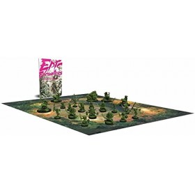 Epic Encounters: Village of The Goblin Chief - RPG Fantasy, Tabletop Game with 20 Goblin Miniatures, Double-Sided Game Mat, &