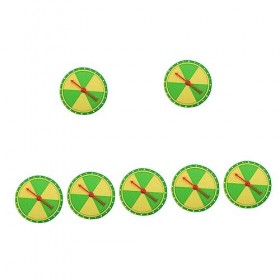 Totority 7 Pcs Machine De Loterie Loterie Mini Jouets pour Enfants Puzzle Jouets Senior Cadeaux Jeu De Roue Carnaval Et Gagne