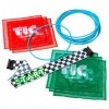 Franklin Field Day Tic Tac Toe Racing for Kids and Adults - Perfect for Backyard Play - Includes 9 Play Space Hoops, 6 Tic Ta