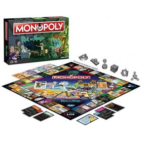 Winning Moves Rick et Morty Jeu de Plateau Monopoly *Allemand*