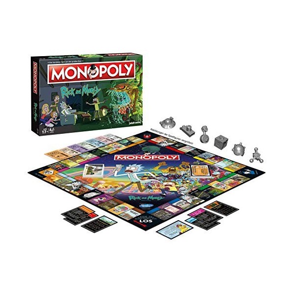 Winning Moves Rick et Morty Jeu de Plateau Monopoly *Allemand*