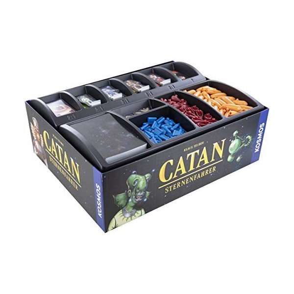 Feldherr Ensemble de Mousse Compatible avec Catan : Starfarers - boîte de Jeu de société