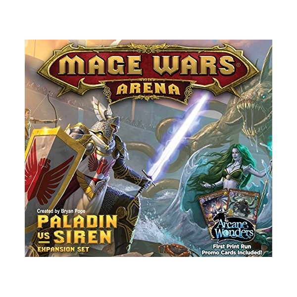 Arcane Merveilles Arwwx3ps "Mage Wars Paladin VS sirène" dextension Jeu de société