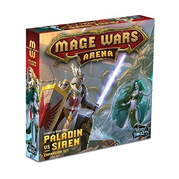 Arcane Merveilles Arwwx3ps "Mage Wars Paladin VS sirène" dextension Jeu de société