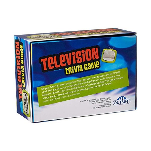 Outset Media 13333 Jeu TV Trivia Multicolore 13,2 x 18,54 x 7,87 cm