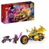 LEGO 71768 Ninjago La Moto Dragon Dâ€™Or De Jay, Jouet avec Véhicule Et Figurine De Dragon, Idée Cadeau Anniversaire pour Enf