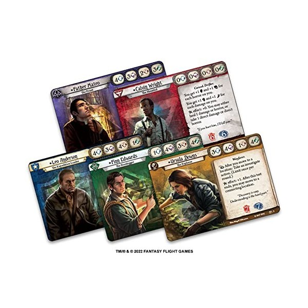 Fantasy Flight Games | Lextension de lenquêteur de lâge oublié : Arkham Horror The Card Game | Mystère coopératif | À part