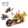 LEGO 71768 Ninjago La Moto Dragon Dâ€™Or De Jay, Jouet avec Véhicule Et Figurine De Dragon, Idée Cadeau Anniversaire pour Enf