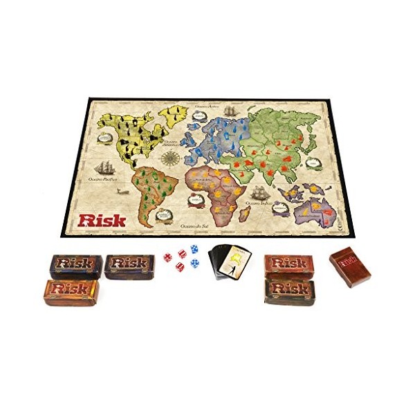 Hasbro Gaming – Risk Hasbro b7404190 Version en Portugais 