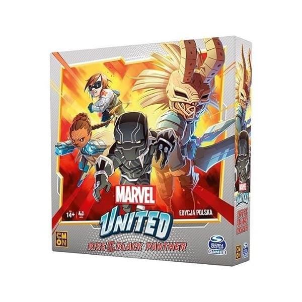 Portal Games Marvel United: Rise of Black Panther, Module complémentaire du Jeu de société: Marvel United, 1-4 Joueurs, Temps