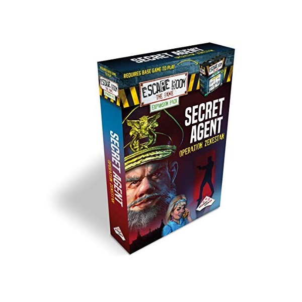 Escape Room The Game Expansion Pack - Secret Agent Operation Zekestan | Solve The Mystery Jeu de société pour adultes et adol