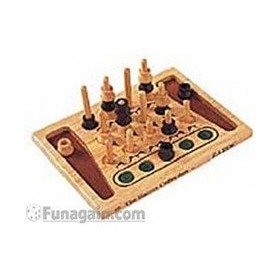 David Ward Games Design Zaroc - Wooden Abstract Strategy Game for 2 Players