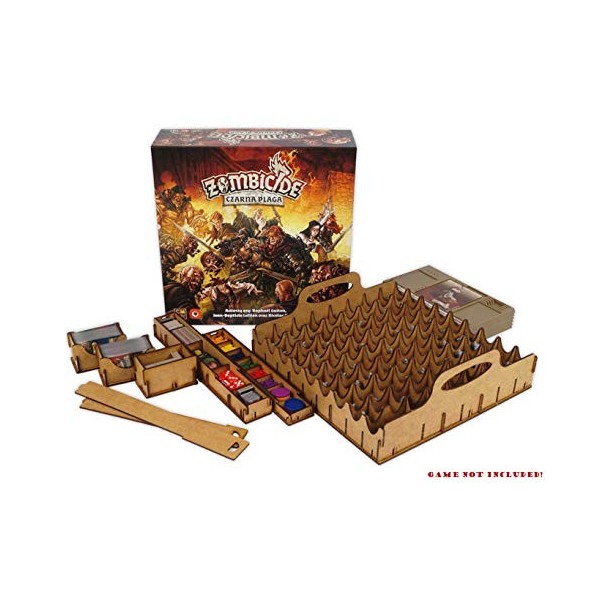 docsmagic.de Organizer Insert for Zombicide Black Plague Box - Encart