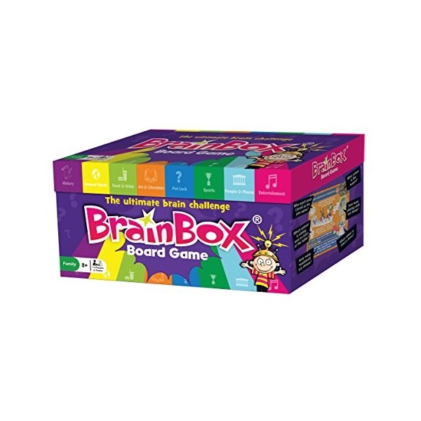 The Green Board Game Co. Brainbox : Le Jeu de Plateau - Le défi BrainBox Ultime Version Anglaise 